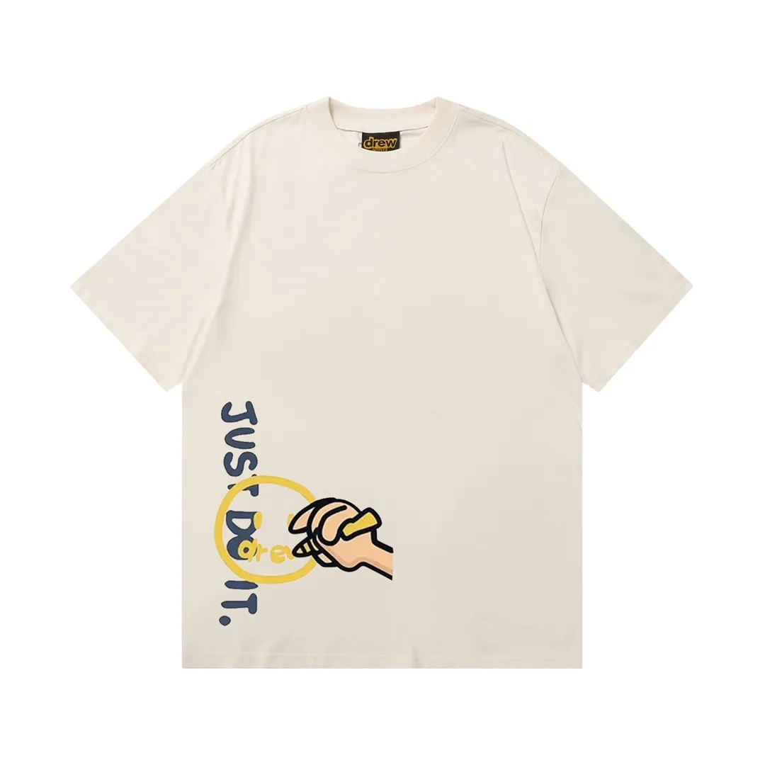 D 036 9 2023SS Same Style drew T g , ！ Quality！！ ， Quality！！ ， ！！ ， ， ， ， ， 。 Sizes：S M L XL ：Black White Royal Blue Red Brown White Orange